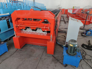 Petit pain galvanisé de plate-forme de plat de tôle d'acier à froid de bobine formant la machine pour le plancher structurel en acier - Product Image 2