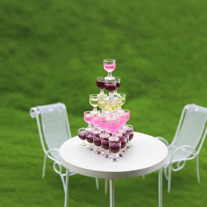 Vente en gros d'accessoires pour maison de poupée jus boisson vin tasse à café Miniatures Mini nourriture outils de cuisine petits kits de rempotage de fleurs - Product Image 2