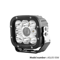 Luz de Trabajo LED Láser de Alta Potencia de 5 Pulgadas, Chip de Marca, Foco Antiniebla para Conducción Todoterreno, Lámpara Auxiliar para Parachoques de Camiones, Tractores y 4x4