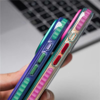 Coque de téléphone antichoc magnétique rotative couleur tendance été pour iPhone 18 Pro 17 Pro Max 17 Pro 16 Pro, coque rigide mate blindée