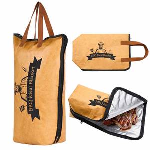 Reusable Aluminum Foil Insulated Meat Packing Bags, Self Sealing BBQ Take Out Food Warmer Bags for Restaurant and Catering - Product Image 1