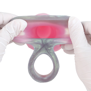 YOCY Pene Vaina Perro Gallo Fantasía Animal Dildo Super Suave Silicona Pene Extensión Manga Hombre Pene Extender Adultos Juguetes Sexuales - Product Image 4