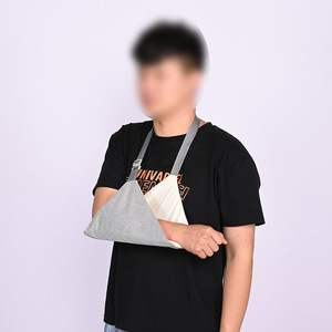 Attelle de bras pour adulte, taille unique, gris, avec plaque de maintien pour immobilisation et soutien des blessures à l'épaule, au coude et au bras, pour la récupération - Product Image 2