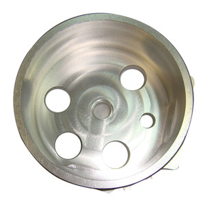 ฝาครอบเครื่อง6061-T6โลหะขึ้นรูปกลึง CNC แบบกำหนดเองออกแบบมาสำหรับการผลิตเบียร์อลูมิเนียมลวดสเตนเลสสตีล - Product Image 1