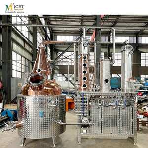 Equipo de Destilación Eléctrico MICET 600L, Alambique de Cobre, Destilador de Reflujo, Torre de Destilación Multifuncional para Ginebra y Brandy - Product Image 1