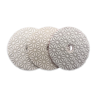Tampon de polissage diamanté flexible en résine, 3 étapes, humide/sec, pour toutes les pierres