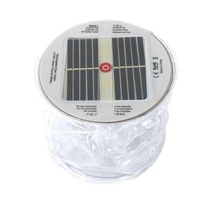 <span class=keywords><strong>Linterna</strong></span> <span class=keywords><strong>Solar</strong></span> <span class=keywords><strong>Inflable</strong></span> de Camping con 10 LED, 6000K Luz Diurna, Regulable, Gancho para Colgar, Diseño Plegable, IP33 Impermeable, 16H de Duración de Batería - Product Image 1