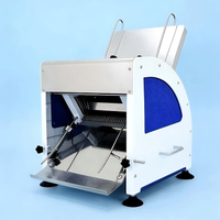 Machine à trancher le pain de boulangerie, trancheuse à pain électrique automatique commerciale pour la préparation de pain grillé et de sandwichs