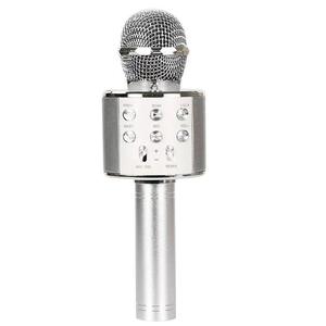 Microphone karaoké sans fil, haut-parleur Bluetooth, chargement USB, micro portable, connexion au téléphone, contrôle des appareils audio - Product Image 2