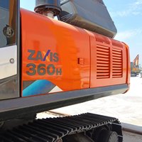 Excavatrice sur chenilles Hitachi ZX360H d'occasion à faible nombre d'heures de fonctionnement, godet de 1,7 m, poids opérationnel de 36 tonnes, force de creusement puissante pour carrière et travaux en vrac