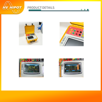 Testeur multifonctionnel de rapport de transfert de transformateur HVHIPOT TDR-S et testeur de résistance d'enroulement CC 20A pour transformateurs à enroulement CC