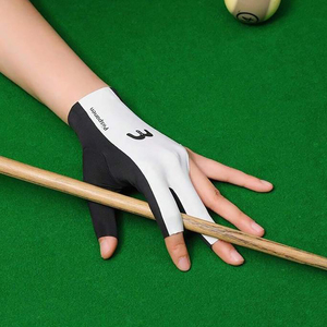 Gant de billard professionnel sans couture à 3 doigts, haute élasticité, résistant à l'usure et antidérapant pour le billard chinois à 8 boules - Product Image 5
