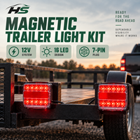 Nouveau feu arrière LED 12V pour camion HSSH, 50 SMD rouge IP68K pour camion lourd, remorque, semi-remorque