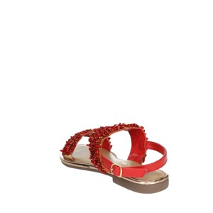 Sandali bassi 2319003 rossi Design leggero Anti-scivoloso piatto suola ammortizzante per il tempo libero estivo tendenza della moda per uso esterno - Product Image 2
