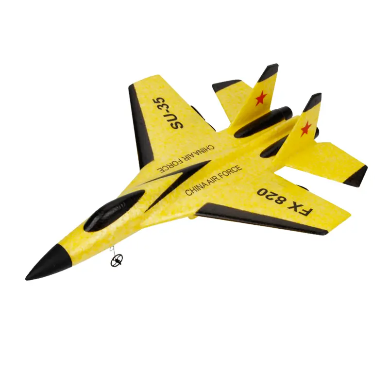 Flying 2.4g 2ch Rc, Plane Quadcopter Rc Glider Su-35 Aircraft Model Epp Fighter Radio Control Toys/