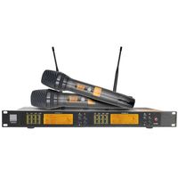 Microphone sans fil UHF VM860, système de microphones portatifs longue portée pour performances scéniques professionnelles
