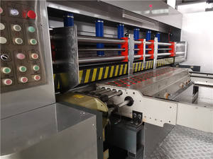 Máquina ranuradora de impresión flexográfica de cajas de pizza para cartón corrugado, máquina para hacer cartón de pizza - Product Image 2