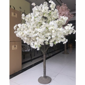 Spr lụa cây hoa hồng Banyan mộc lan nhà vườn trang trí đám cưới trong nhà anh đào hoa lớn cây nhân tạo - Product Image 3