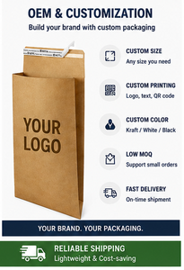 Sacchetti di Carta Kraft Personalizzati con Soffietto Laterale per Imballaggio Abbigliamento, Borse Espandibili per Vestiti - Product Image 6
