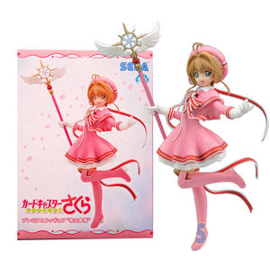 Figura de Acción de <span class=keywords><strong>Sakura</strong></span> <span class=keywords><strong>Kinomoto</strong></span> de 22 cm, Anime Card Captor <span class=keywords><strong>Sakura</strong></span> Clear Card-hen, Modelo de Pie, Juguete Coleccionable, Regalo - Product Image 1