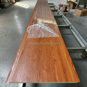 Panneaux sandwich en polyuréthane PU de 50 cm de largeur, fournis par l'usine, pour la décoration et l'isolation intérieure et extérieure - Product Image 4