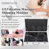 Masseur vibrant professionnel de bureau G5 à 5 têtes pour le visage et le corps, amincissement des lèvres, élimination de la cellulite, perte de poids, usage commercial