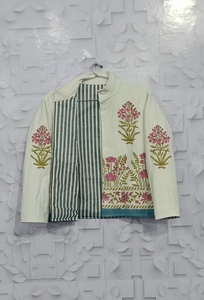 Chaqueta larga Suzani con estampado en lona para mujer, estilo bohemio, gitano, Crewel, ideal para primavera, festivales, regalo especial. - Product Image 6