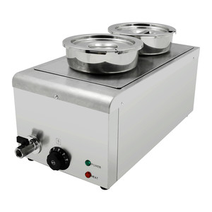 Offerta di Liquidazione: Design a Doppia Bottiglia e 30-85 ° Scaldavivande Elettrico Professionale a Temperatura Controllata per Servizio Catering - Product Image 1