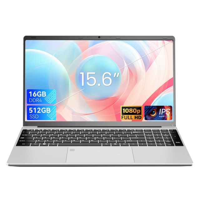 New Business Laptop Slim Design High-Performance Quad-Core 1.7GHz 16GB DDR4 RAM 512GB SSD Screen English Integrated Graphics Lap