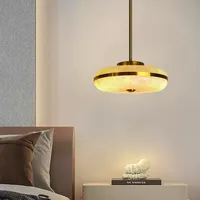 Lustre carré en marbre de style nordique Hullxine, lumière LED chaude, télécommande, hauteur réglable 30-50 cm, anti-éblouissement, CRI 95