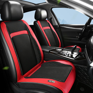 Summer Car Ventilated Seat Cushion <b>Cooling</b> <b>Pad</b> Truck Backrest Fan Cool Air Breathable Heat Dissipation for Comfort JY-SC12VTF Ve - Product Image 4