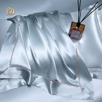Parure de lit de luxe en soie de mûrier naturelle 100% ultra douce de qualité supérieure, 19mm, 22mm, vente en gros