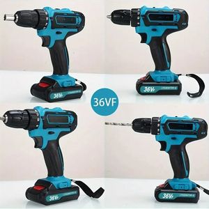 Taladro Inalámbrico OEM Personalizado de 21V sin Escobillas, Kit Multiherramienta sin Llave, Llave de Impacto de Velocidad Variable, Destornillador a Batería DS-9 Cor - Product Image 2