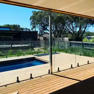 Panneaux de clôture de piscine en verre trempé, panneaux de haute qualité