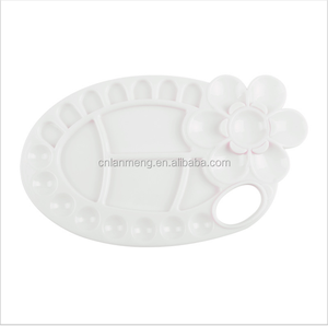 Fournitures <span class=keywords><strong>de</strong></span> <span class=keywords><strong>peinture</strong></span> en propylène multifonctionnelles faciles à laver pour aquarelle Art Fleurs Dessins <span class=keywords><strong>Palette</strong></span> portable pour - Product Image 4