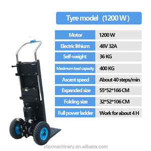 Transportador de Ladrillos para Construcción, Capacidad de Carga de 400 kg, Escalador de Escaleras con Orugas para Trabajo Pesado, para Uso con Orugas o Ruedas *Elevación de Carga Pesada sin Esfuerzo - Product Image 6