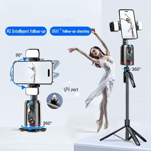 Perche à <span class=keywords><strong>selfie</strong></span> DODOUP avec lumière LED sans fil compatible Bluetooth, trépied extensible avec déclencheur à distance pour smartphone - Product Image 4