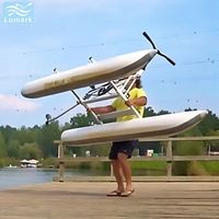 Vélo aquatique gonflable cylindrique 1 place avec cadre en aluminium, stable sur les vagues pour l'océan, de Chine Lumark OEM ODM Logo