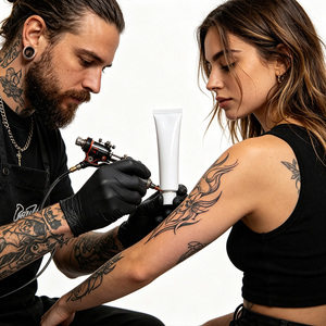 Crema para Tatuajes Pure Tattoo de 30g, Componentes Seguros para Estudios Ecológicos y Salones Verdes, Envío Internacional - Product Image 3