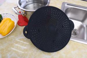 Penjualan Langsung dari Pabrik Lapis Silikon Berlapis Platinum Baja Tahan Karat Uap Melepaskan Layar Percikan Silikon untuk Digunakan Di Dapur - Product Image 3