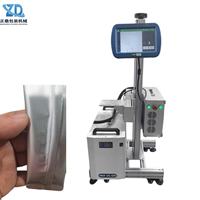 Machine de codage et d'emballage haute vitesse pour marquage laser de logos, dates, codes d'expiration, codes-barres, QR codes, lots et séries sur métal, plastique et papier (UV et fibre)