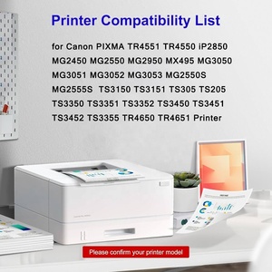 ไทเกอร์โรอาร์สำหรับตลับหมึกแคนนอน PG-545XL CL-546XL ตลับหมึกสำหรับแคนนอน PIXMA MX495 TR4550 MG3052 MG2950 MG2400 เครื่องพิมพ์ - Product Image 5