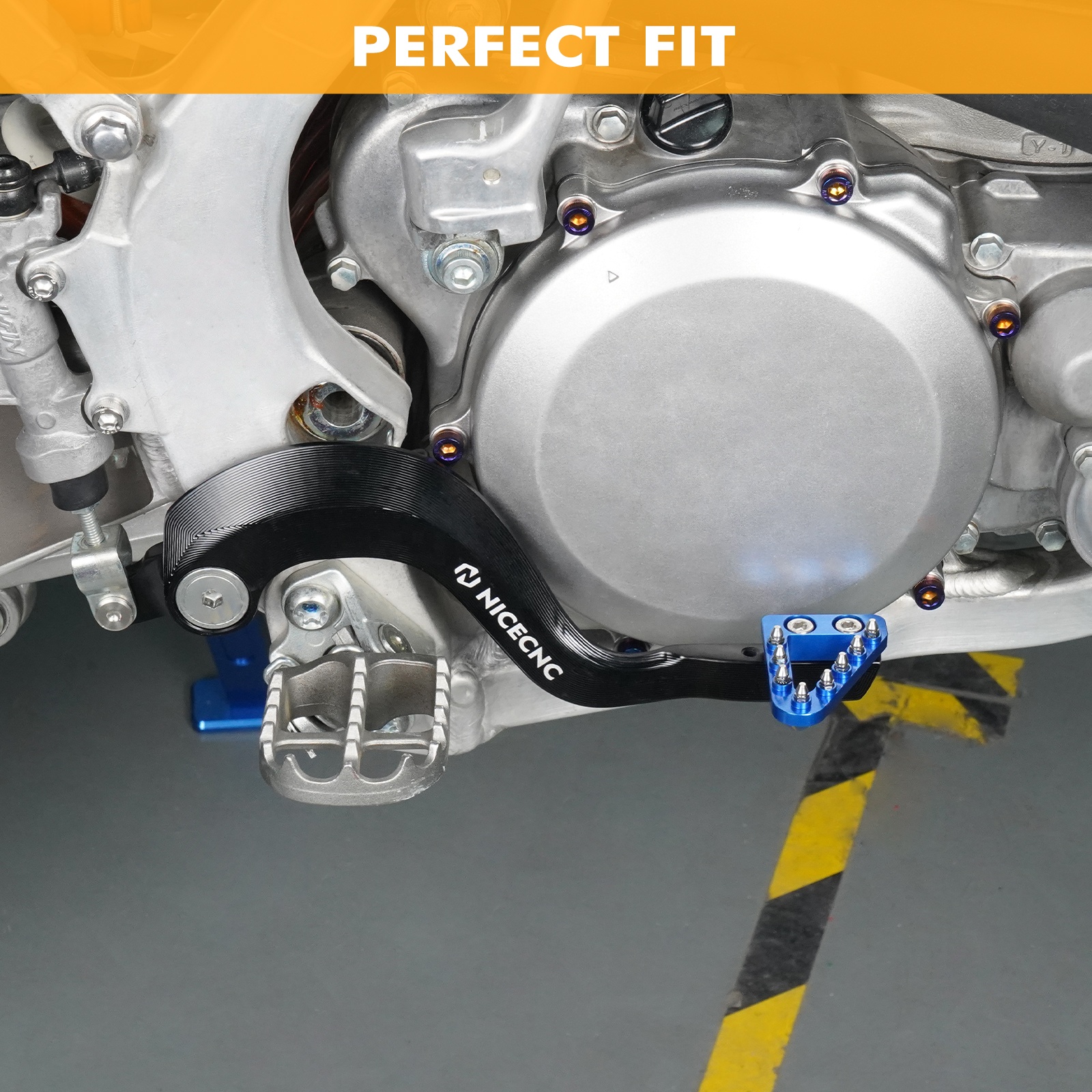 モトクロス CNC リア ブレーキ ペダル レバー ヤマハ YZ250F YZ250FX WR250F YZ 250F 250FX WR 250 F 2010年-2020年 エンドuro ダート ピット バイク モトクロスユニバーサル CNC アルミリアブレーキペダルレバーステップ