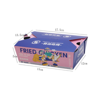 Boîtes à compartiments pour poulet frit, steak, hamburgers, hot-dogs, emballages à emporter pour la restauration rapide, avec logo personnalisé, vente en gros