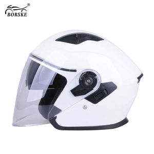 <span class=keywords><strong>Casque</strong></span> de <span class=keywords><strong>moto</strong></span> 3/4 demi-visage, léger, multicolores, avec visière double, certifié DOT, en ABS, pour la sécurité à <span class=keywords><strong>moto</strong></span> et à vélo - Product Image 2