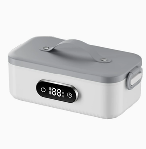 Boîte à lunch électrique en acier inoxydable, cuiseur vapeur pour aliments, récipient chauffant pour repas, affichage numérique de la température, portable pour le bureau, la voiture, les voyages - Product Image 1