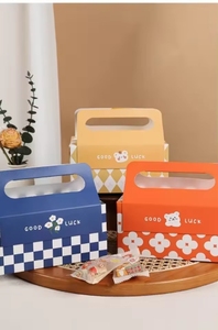 กล่องคัพเค้กกระดาษคราฟท์สั่งทำได้วัสดุรีไซเคิล CMYK/Pantone เคลือบเงาเคลือบด้านเคลือบเงา - Product Image 3