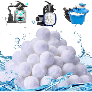 Boules <span class=keywords><strong>de</strong></span> nettoyage <span class=keywords><strong>de</strong></span> <span class=keywords><strong>filtre</strong></span> pour <span class=keywords><strong>piscine</strong></span>, purification <span class=keywords><strong>de</strong></span> l'eau, traitement des eaux usées, boules filtrantes en coton pour aquarium - Product Image 1