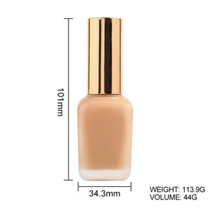 어두운 피부를위한 고품질 매트 메이크업 기초 전체 커버리지 방수 기초 컨실러 - Product Image 6