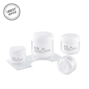 Botella grande de material para mascotas de punto blanco 500g tamaño hospitalario 80g 120g botella de crema 300g tarro de crema de plástico para crema de ojos - Product Image 5